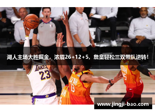 湖人主场大胜掘金，浓眉26+12+5，詹皇轻松三双带队逆转！